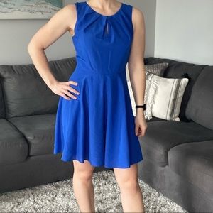 Express A Line Blue Dress